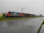 Setting out GTW 4918 at Neenah Yard 